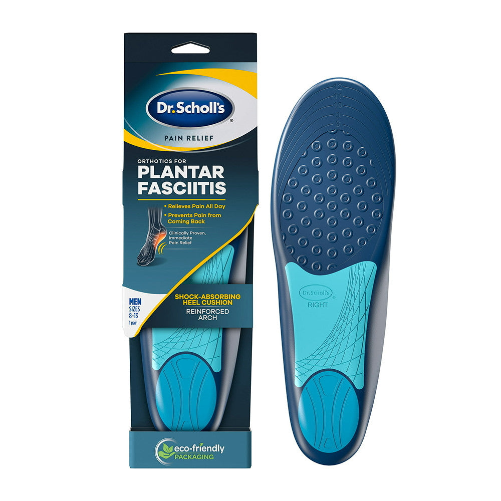 Dr. Scholls Plantar Fasciitis Pain Relief Orthotic Inserts for Men, 1 Ea
